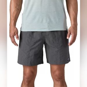 Patagonia Men's 7" Baggie Shorts Forge Grey Nylon Mesh Liner Shorts Size Large